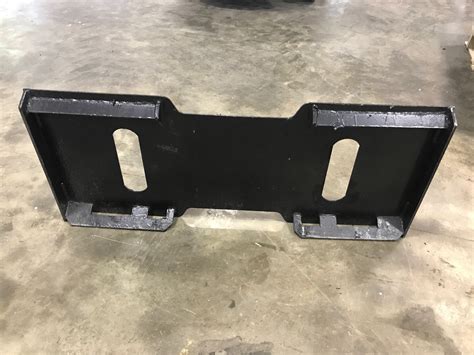 skid steer universal mounting plate specifications|skid steer quick attachment plate.